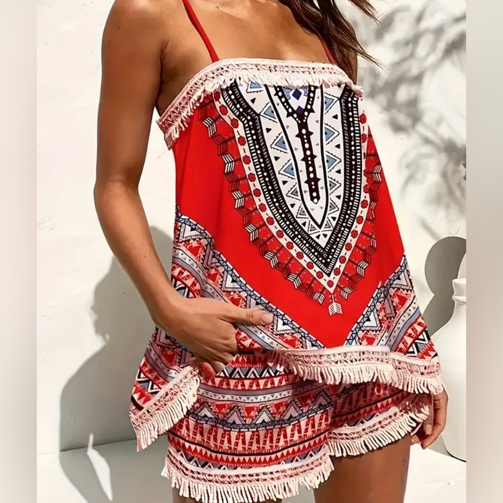Tribal short set
